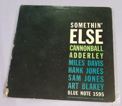 Cannonball Adderley Somethin' Else LP COVER ONLY NO VINYL Blue Note 1595