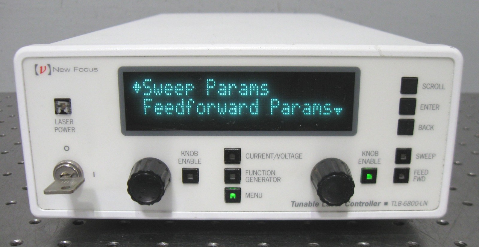 C200881 New Focus TLB-6800-LN Tunable Laser Controller w/ Key