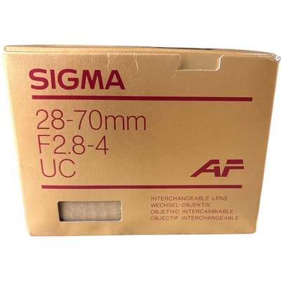 Sigma UC Zoom 28-70mm F/2.8-4 Sigma Auto Focus Objektiv Lens