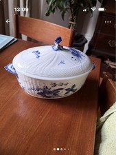 Royal Copenhagen Soup Tureen with Lid Blue Flowers