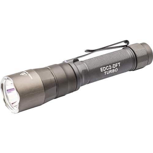 СВЕТОДИОДНЫЙ ФОНАРИК SUREFIRE EDC2-DFT HIGH-CANDELA ДЛЯ ПОВСЕДНЕВНОГО НОШЕНИЯ - СЕРЫЙ
