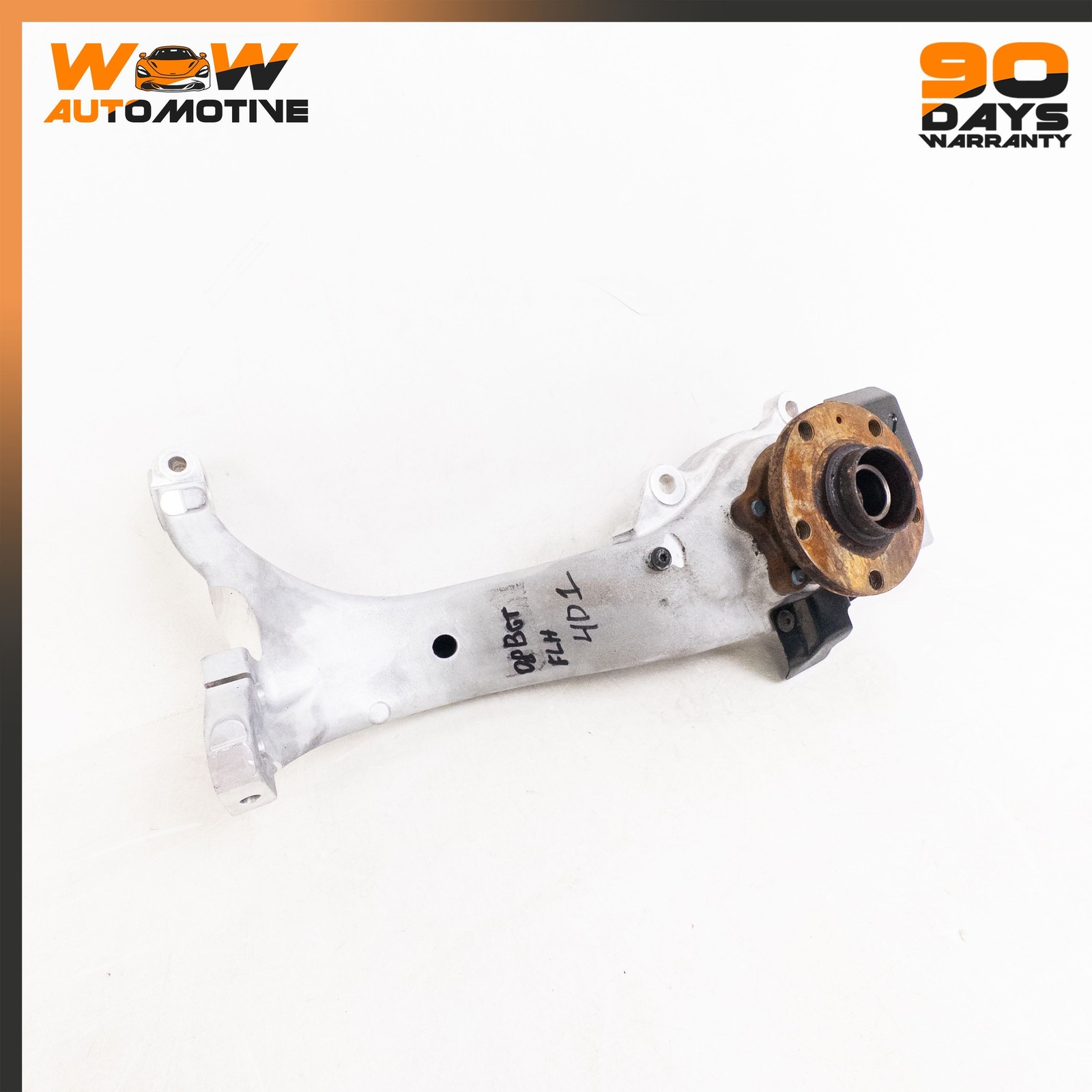 04-13 BENTLEY CONTINENTAL GTC FLYING SPUR FRONT LEFT SPINDLE KNUCKLE HUB OEM