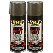 VHT Paint VHTSP189 (2-PACK); Wheel Paint 11oz Aerosol Graphite 250°F