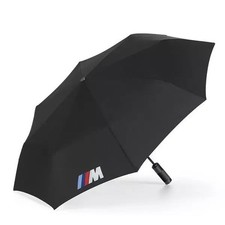 Genuine BMW Silver M Sport 80232410917 Handle Pocket Folding Umbrella