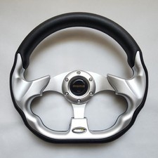 Momo Eagle Street Sport Steering Wheel 320mm 12.5in Silver