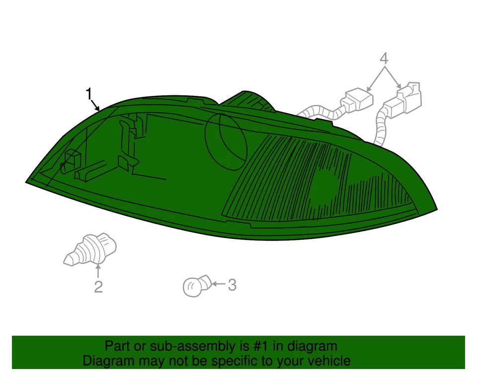Faro compuesto original Ford 7F2Z-13008-B Foto 2 de 3