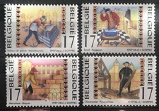 BELGIUM - 1997 TRADES NHM SET SG 3391-3394 cv £6.40