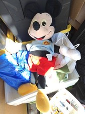 VTG 1988 DISNEY Talking Mickey Mouse PULL STRING PLAYSKOOL 22" PLUSH 70488 Works