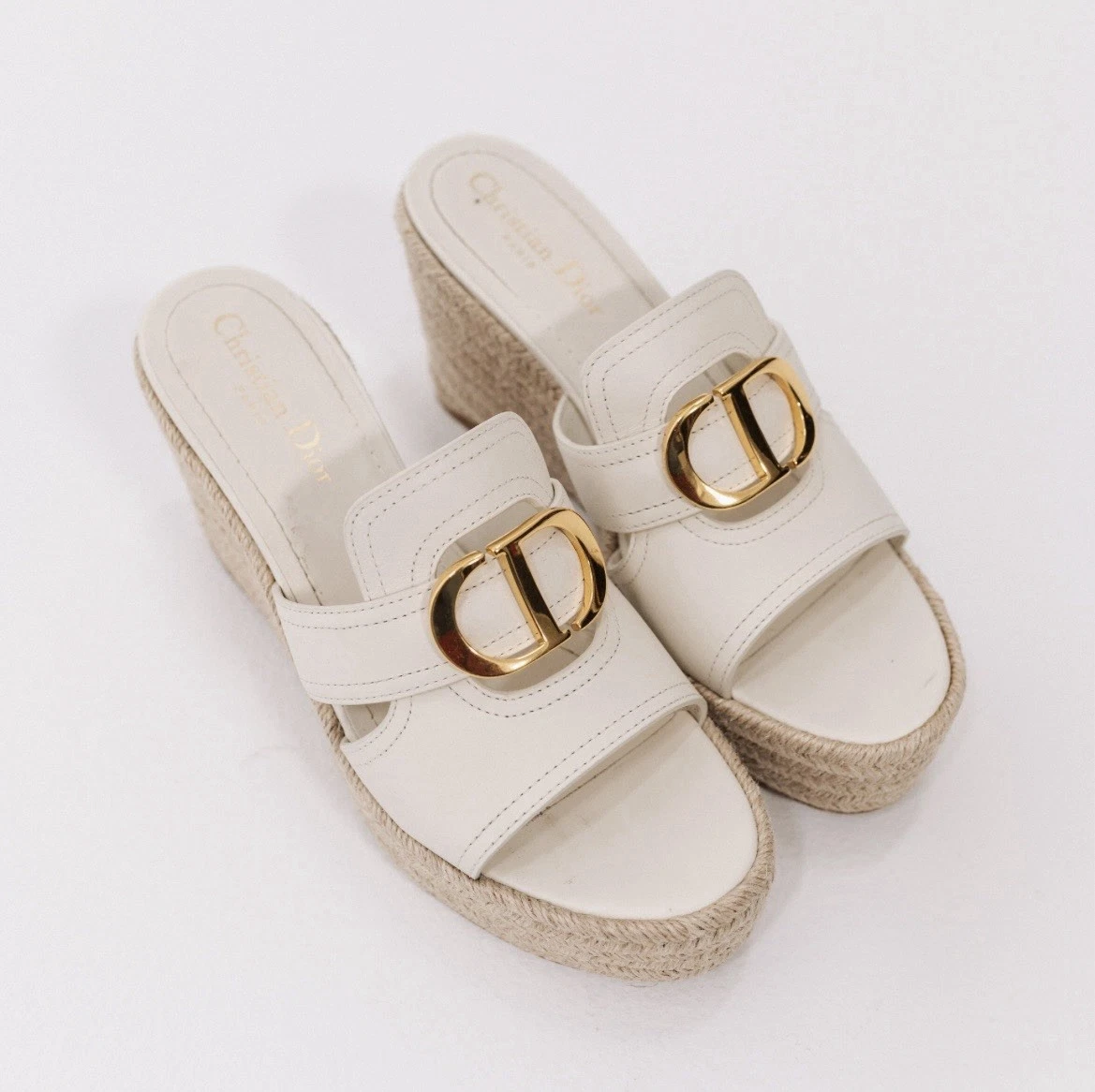 Dior Gold Sandals for Women for sale | eBay