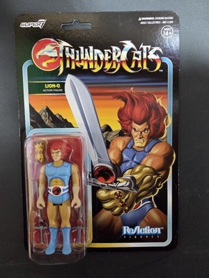 Super7 Reaction Thundercats Lion-O 1st Wave Action Figure Mint On Card