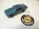 Vintage Original Hot Wheels Redline CUSTOM BARRACUDA (Aqua) Honk Kong w/Badge