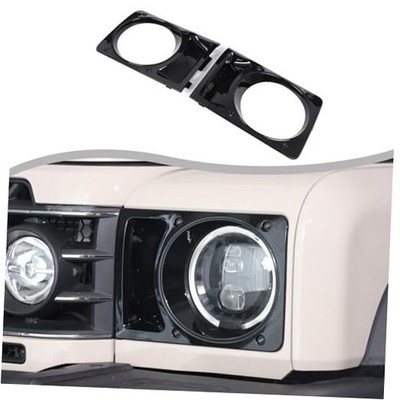 Car headlight frame Compatible with Ineos Grenadier 2020-2025 Piano Black