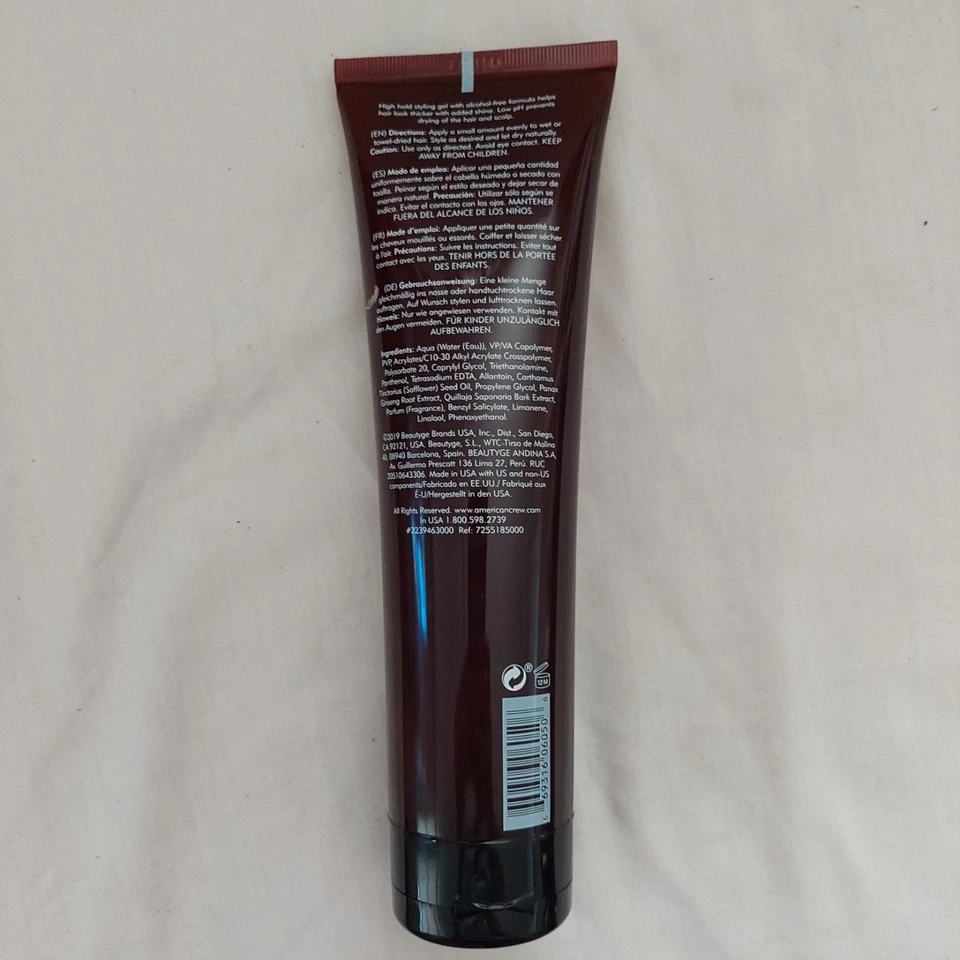 3 American Crew Hair Firm Hold Styling Gel 8.4 oz 250 ml new tube - Image 2 of 2
