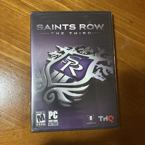 Saints Row : The Third 3rd (Windows PC, 2011) DVD-ROM, Mature, NEW SEALED