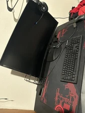 Gaming PC Full Setup (Desk, Chair, PC, Keyboard, Stereo, Webcam, Mic, Etc)