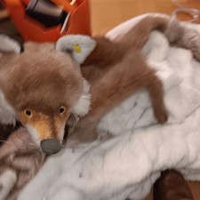 STEIFF  FUCHS  SO GUT WIE NEU.!  ( mit  Schla...