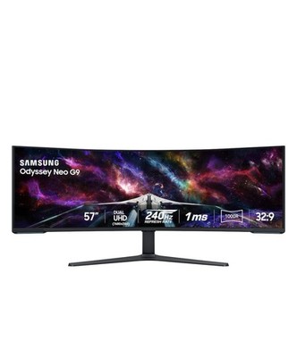 Samsung Odyssey Neo G9 57in Curved Dual UHD 240Hz 1ms 32:9 Monitor