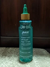 RAW Sugar Rosemary Vinegar Hair Rinse, Shampoo Alternative 6OZ