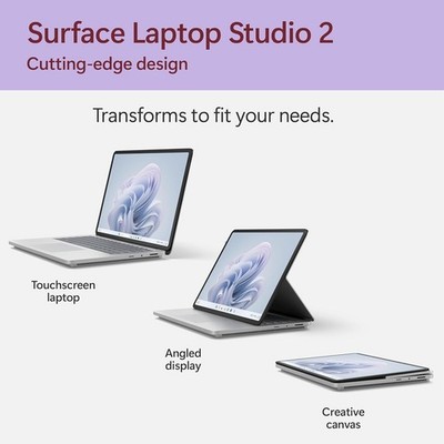 Microsoft Surface Laptop Studio 2 14.4 in (512GB SSD, Intel
