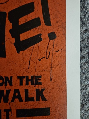Affiche musicale signée The Lost Boys Broadway 2026 - 8 signatures - Fève Shoshana - Photo 9/17
