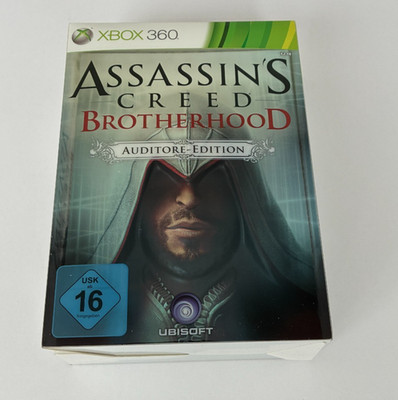 Assassin's Creed Brotherhood Auditore Edition Xbox 360 DE PAL komplett Big Box