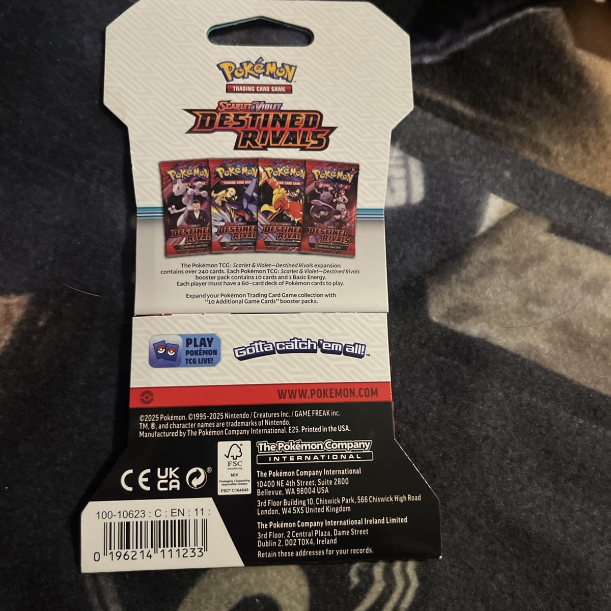 New Pokémon Scarlet And Violet Destined Rivals Pack | eBay