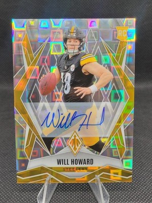 2025 Phoenix Rookies Will Howard #165 Silver Pandora Autograph (AU, RC) Steelers