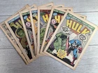 Vintage Hulk Comic Bundle (UK 1970s) Marvel Job Lot –Captain America, Spider-Man