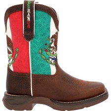 Lil Rebel by Durango Little Kids Mexican Flag Western Boot