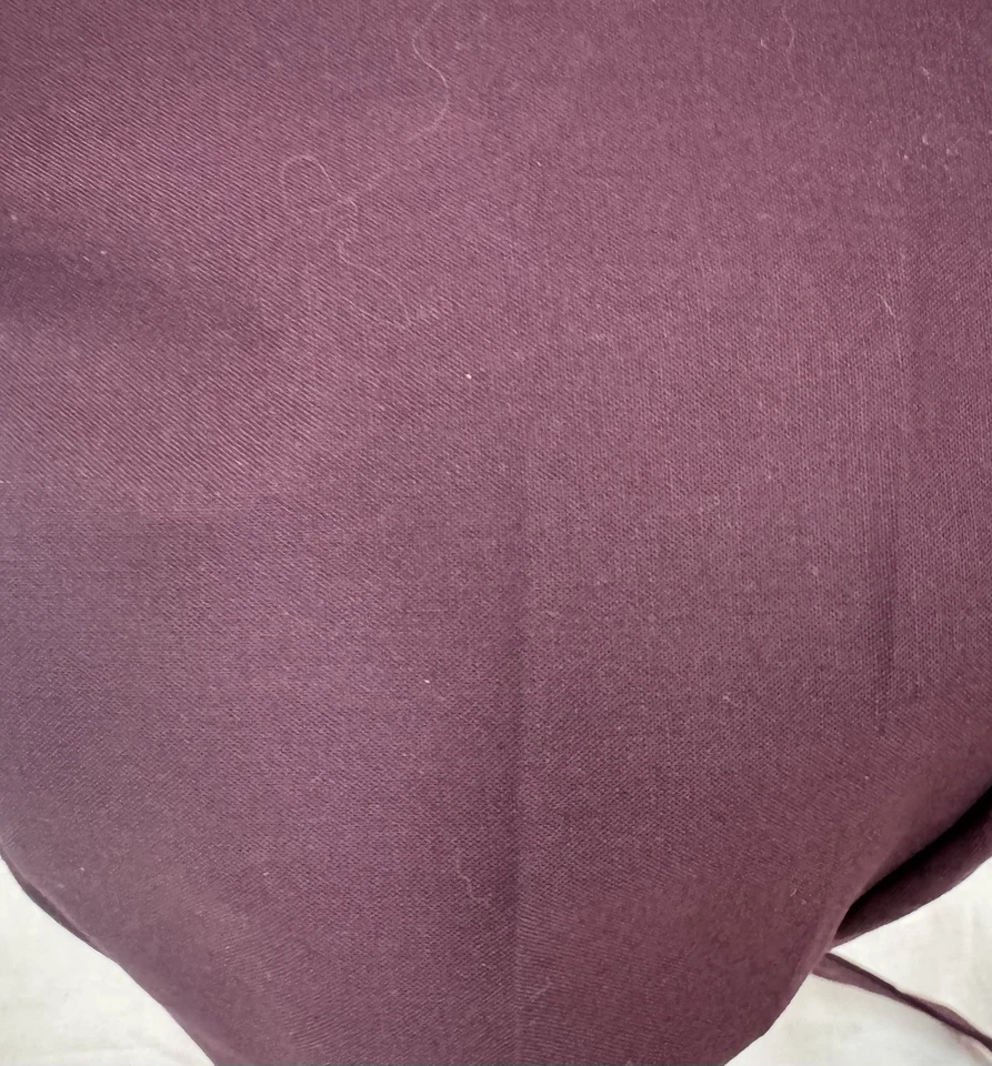 Men/Women Surgical Scrub Cap Lined Reversible Burgundy 100% Cotton - Image 3 of 3