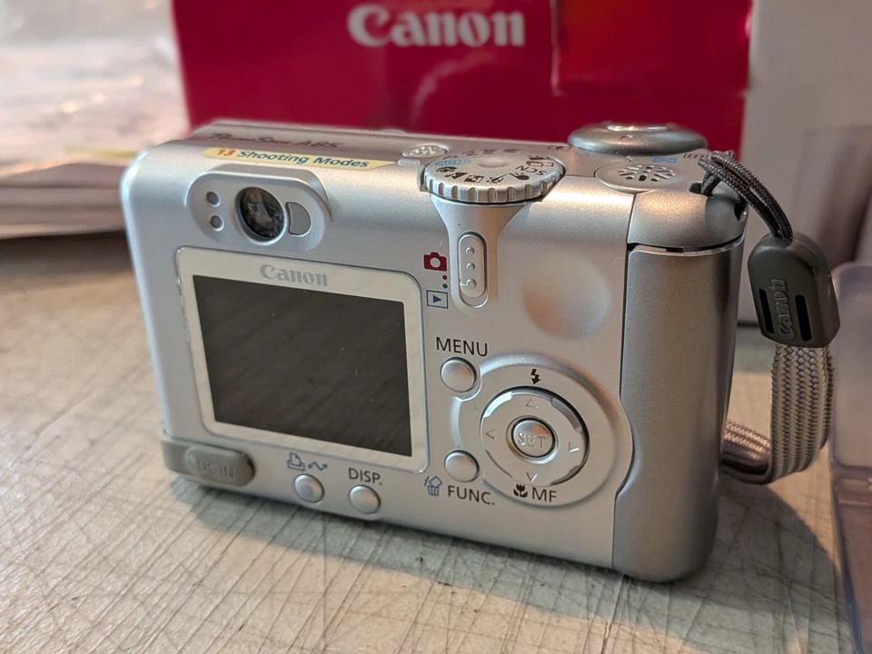 Комплект цифрового фотоаппарата Canon PowerShot A85 4,0 Мп - на запчасти/ремонт - Изображение 3 из 4