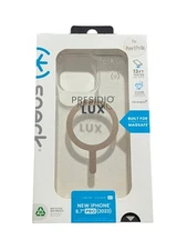 E6. Speck Presidio Lux Magsafe Case for Apple iPhone 15 Pro Max - Glitter Cover