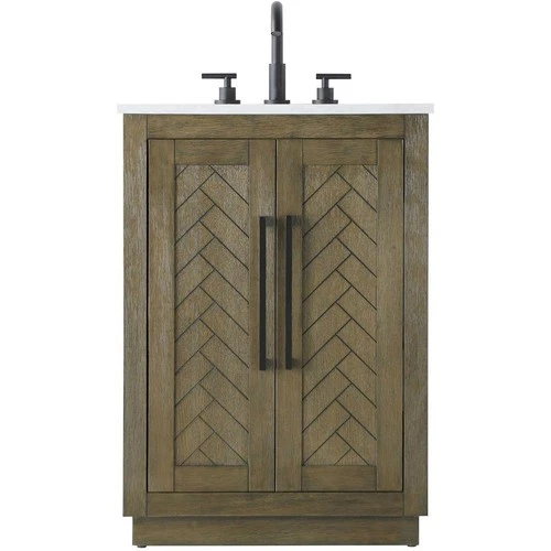 Elegant Lighting VF29024HO Chase 24 X 34 inch Hazel Oak Bathroom Vanity Cabinet - Picture 1 of 11