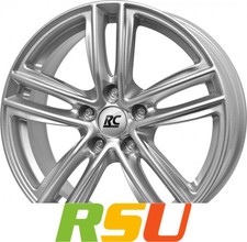 RC-Design RC27 kristallsilber lackiert 8x19" ET26 LK5 112 ML 66.6 Alufelgen 1...