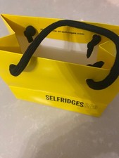 New Selfridges Iconic Gift Bag    15CM X 12CM X 8CM  : Brand New