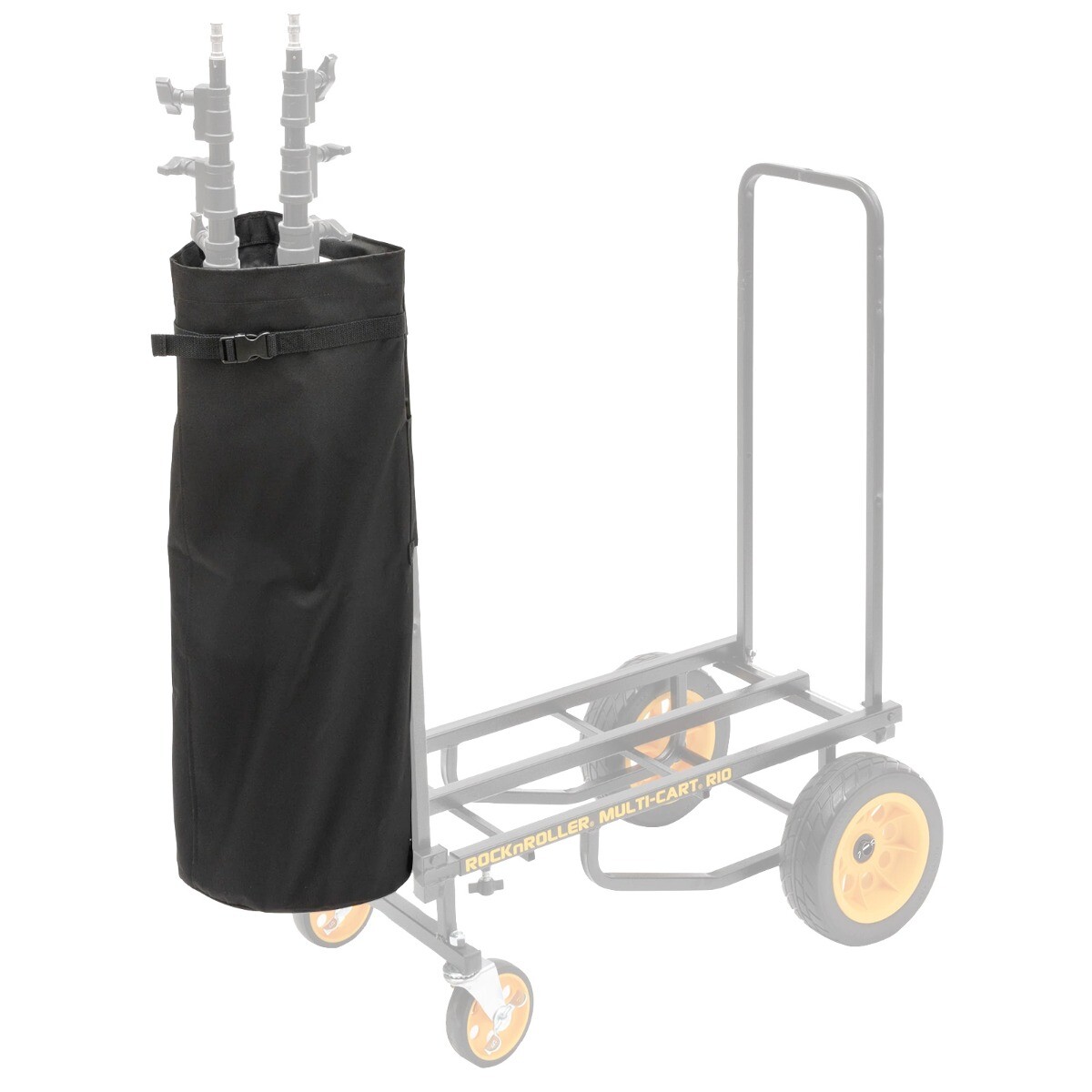 Сумка для рок-н-ролла RSA-HBR8 с ручкой и жестким дном для тележек черная 13990₽