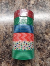 Charleston Washi Tape Set of 6 Scrapbooking Sticker Journal Album Card Craft DIY