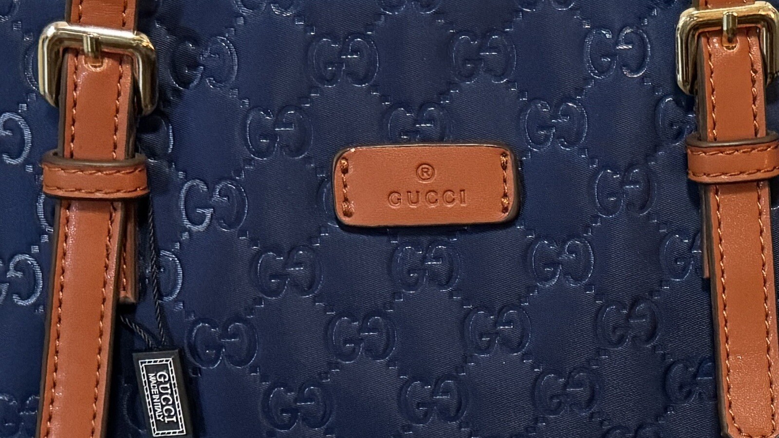 🆕 GUCCI Ophidia GG Jacquard Denim Large Tote (Complete Inclusion With COA)