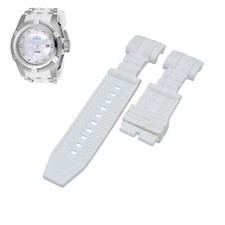 Bolt 26288 26mm White Rubber Watch Strap For Invicta