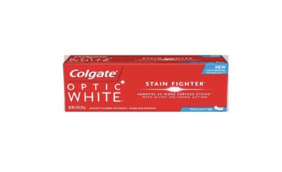 Colgate Optic White Stain Fighter Toothpaste Fresh Mint Gel 4.2 oz