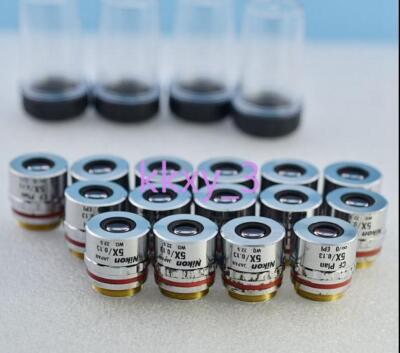 1 PCS   CF Plan 5x/0.13 5x bright field objective good #E8
