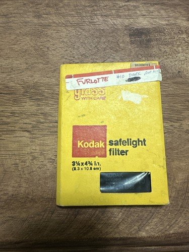 Kodak Safelight Filter Wratten Series OC & 6B Model A - Auction Ohio