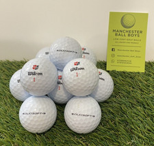 24 Wilson Duo Soft Golf Balls 2 Dozen Pearl / A Grade