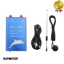 Sintonizzatore ricevitore USB RTL SDR UHF VHF HF RTL2832U+R820T2 con antenna telescopica