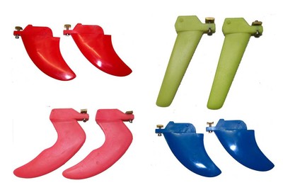 Finnen Set 95+115mm Windsurffinne Surf Finne US BOX Surfbrett Waveboard Board N2