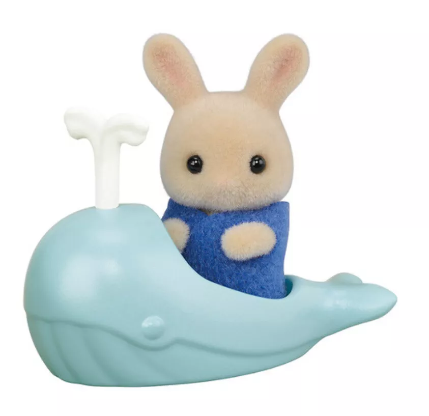 Sylvanian Families/Calico Critters Baby Sea Friends Milk Rabbit  Baby&Whale Boat