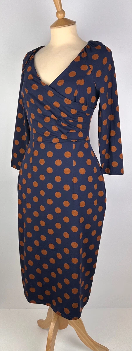 Tan top spot dress