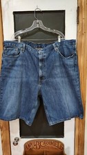 men's Levi's 469 blue denim jean shorts size 48