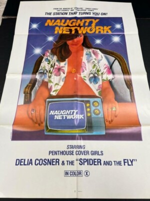 NAUGHTY NETWORK ADULT X-RATED ONE SHEET POSTER 1981 27''x41'' Z1
