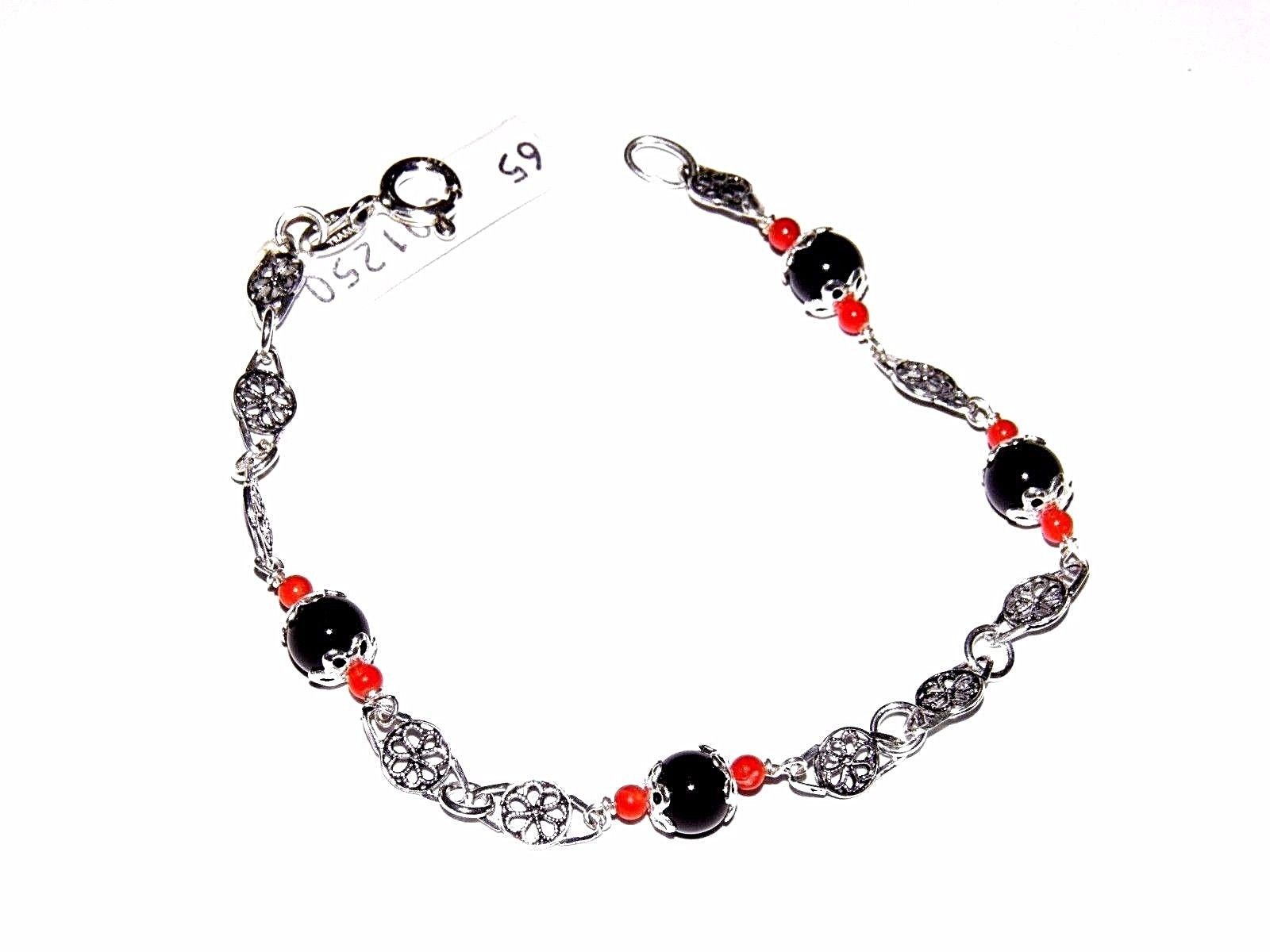 Bracciale in argento con su coccu e bottoni - Glauco - Regalando